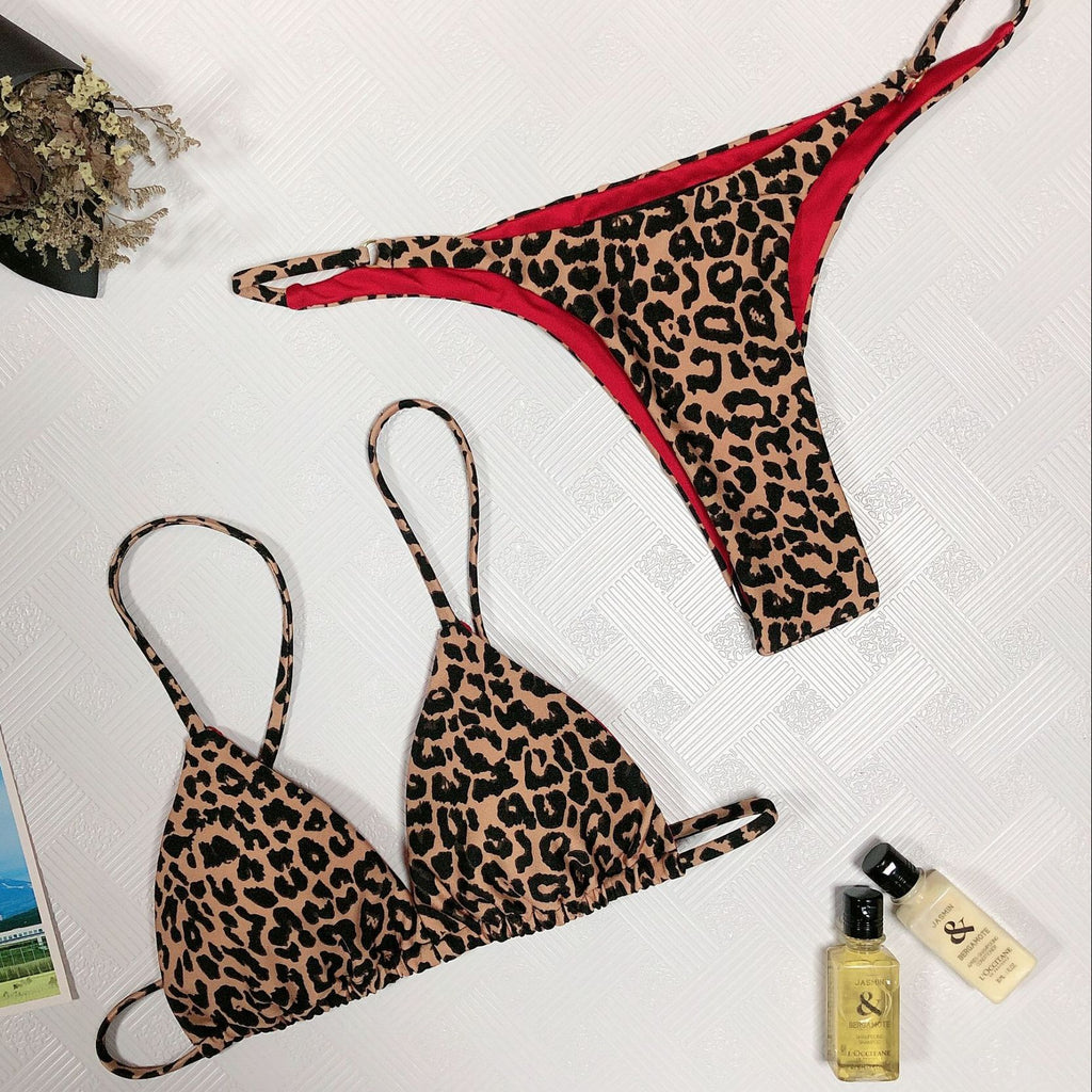 Noctelle Siren Minimal Leopard Bikini