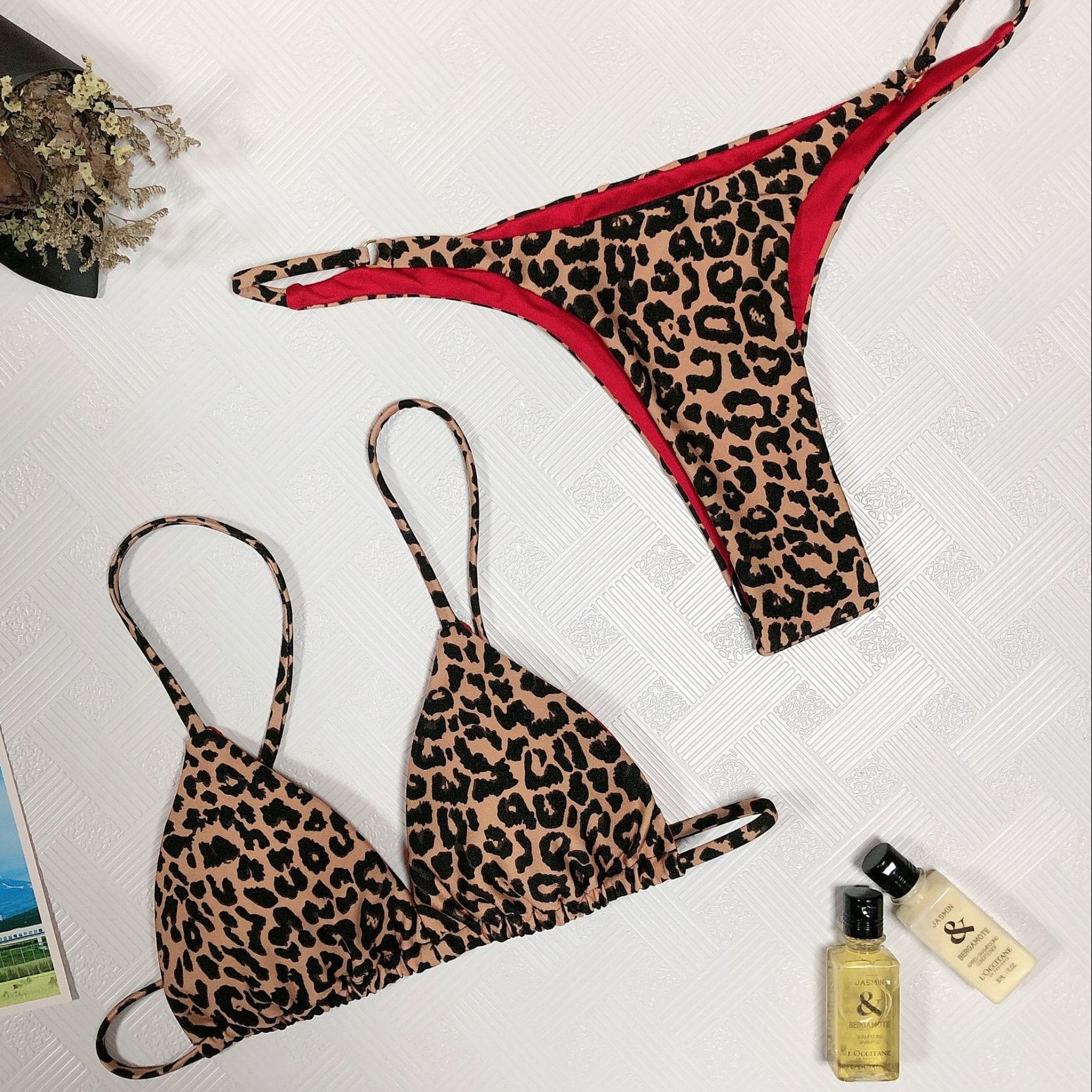 Noctelle Siren Minimal Leopard Bikini