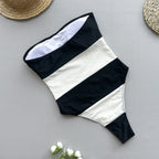 Noctelle Riviera Stripe Sculpt One-Piece