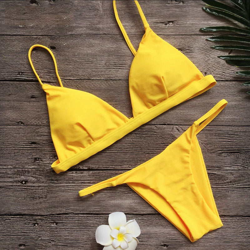 Noctelle Core Minimal Triangle Bikini