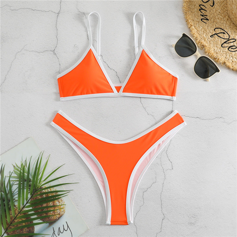 Noctelle Siren Contrast Trim Triangle Bikini