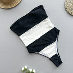 Noctelle Riviera Stripe Sculpt One-Piece