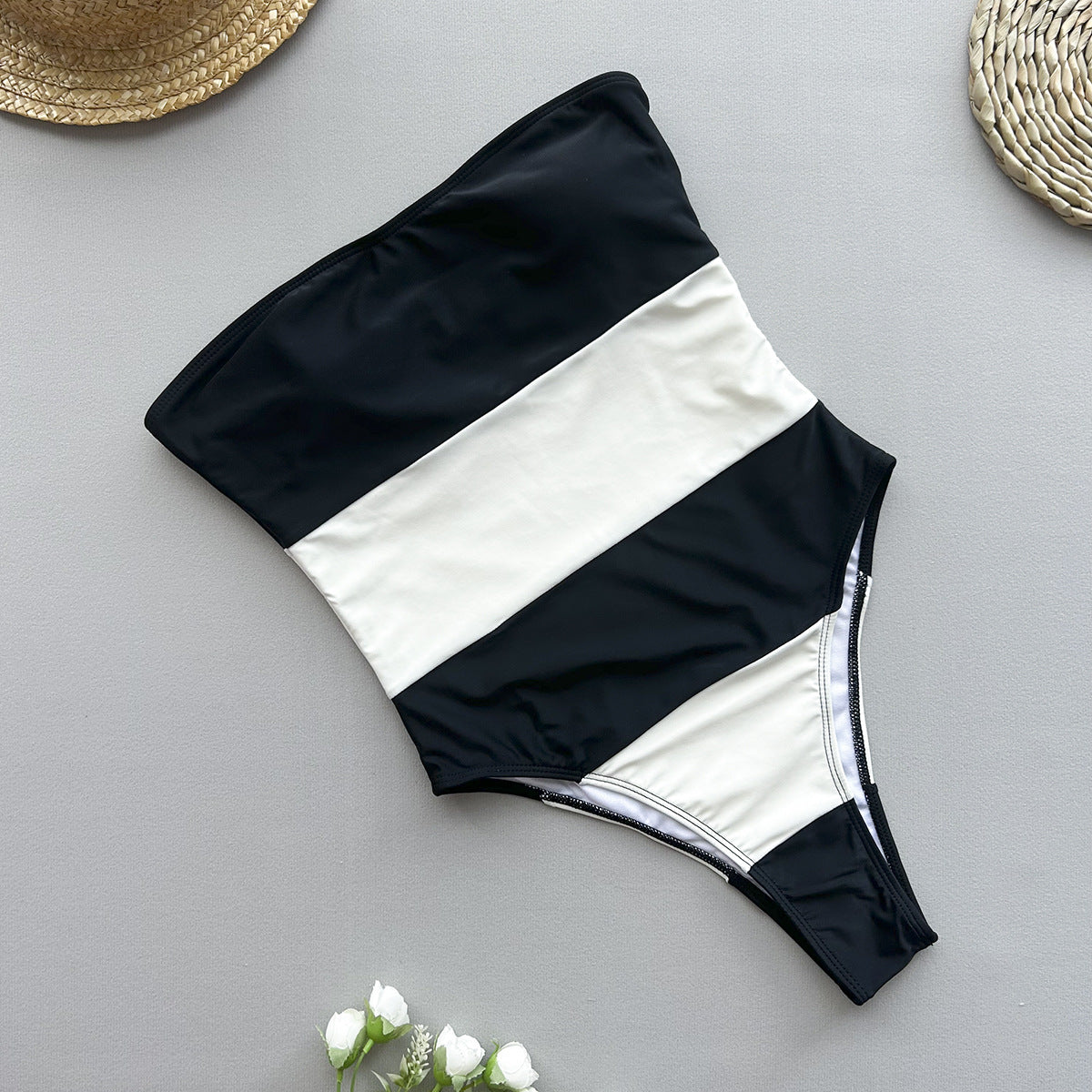 Noctelle Riviera Stripe Sculpt One-Piece